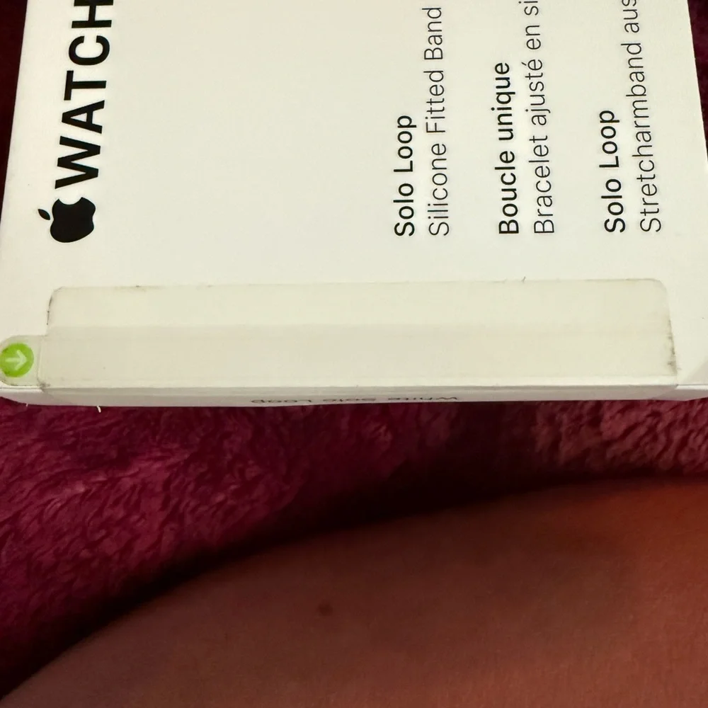 Apple Watch Solo Loop Band in White